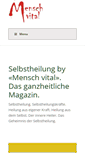 Mobile Screenshot of mensch-vital.com
