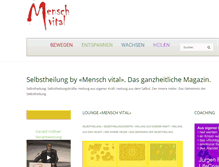 Tablet Screenshot of mensch-vital.com